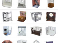 【可動フィギュア用に】「1/10ドールハウス福袋」予約開始【カントリーウッドガーデン】の画像