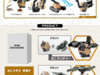 【4月1日】バンダイ 新プラモシリーズ「ねこぶそう」発表の画像