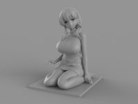 【すのはら荘の管理人さん】「等身大フィギュア化プロジェクト」3Dデータ原型が公開の画像