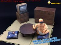 【可動おやじ用に】ペーパージオラマ「家具セットA 昭和風」「ジョイントマット 畳」近日予約開始の画像