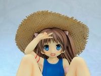 【ものべの】Q-six「沢井夏葉 スケールフィギュア」スクール水着はシリコン素材で流用可能の画像