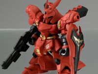 【ガシャポン】「モビルスーツアンサンブル サザビー」「ガシャポン戦士f サタンガンダム」彩色画像公開の画像