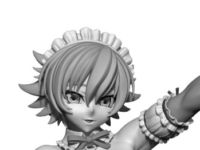 【対魔忍アサギ】Q-six「井河さくら」フィギュア 3D原型公開の画像