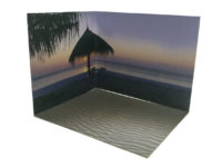 【ミニチュア】キャンドゥ背景ボード新作「海の景色」「山の景色」「ログハウス」などが発売開始！の画像