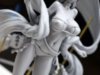 【Fate/GO】アクアマリン「ランサー/源頼光（仮）」「セイバー/アルトリア・ペンドラゴン〔リリィ〕（仮）」「アルターエゴ/沖田総司〔オルタ〕」フィギュア 原型展示【FGOフェス】の画像