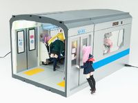 トミーテック「1/12 内装模型 通勤電車(青色シート)」予約開始！の画像