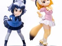 【けものフレンズ】「マイペースちぇいさーず[アライグマ&フェネック] 」プラモデル 予約開始【PLAMAX】の画像