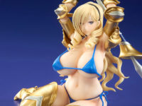 【ワルキューレロマンツェ】Q-six「スィーリア 第10話エンドカードver. あみあみ限定Gold」フィギュア 予約開始の画像