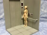 【可動フィギュア用に】「エレベーター(仮)」製作中の画像