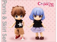 【可動フィギュア用衣装】キューポッシュコス「ズボン＆スカートセット」「かじゅあるパーカー」コトブキヤショップ限定で予約開始の画像