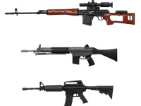 【可動フィギュア用】1/12「リアリスティックライフル」予約開始、ライフル3種ラインナップの画像