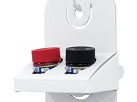 【模型用品】GSIクレオス「Mr.壁ぴたっ！ペイントラック」発売決定、ビン塗料を壁にストックできるラックの画像