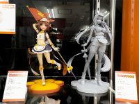 【ネコぱら】NEKOYOME「アズキレースクイーンver.」「ココナツレースクイーンver.」フィギュア 試作展示の画像