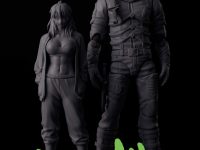 【ドロヘドロ】1000toys「カイマン&ニカイドウ」「心&能井」フィギュアセット 2021年発売【可動＆スタチュー】の画像