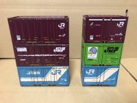 【ミニフィギュア用に】100円ショップ セリア「JR貨物コンテナ」6種 発売中の画像