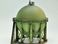 【1/144 ロボットプラモ用などに】情景プラモデル「戦禍のコンビナート」各種 予約開始の画像