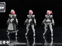 【NUMBER 57 アーマードパペット】「柚衣(YUI)」可動プラモ 予約開始、シリーズ初の女性型アンドロイドの柚衣(YUI)が可愛いメイド姿で登場の画像
