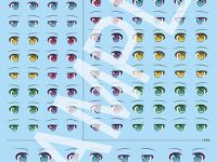 【フレームアームズ・ガール】瞳デカールセット「フレズヴェルク=アーテル サマーバケーション Ver.用」「マガツキ用」予約開始の画像