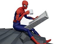 【スパイダーマン:スパイダーバース】千値練「ピーター・B・パーカー/スパイダーマン」可動フィギュア 予約開始の画像