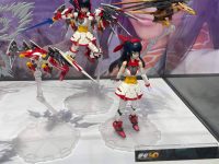 【ザ・キング・オブ・ファイターズ14】 機娘（メカ娘）「ナコルル」「不知火舞」「麻宮アテナ」可動プラモ 試作展示の画像