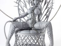 【ブラックラグーン】メディコス「レヴィ 緋色の女王ver.」フィギュア 原型公開の画像