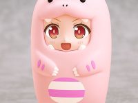 ねんどろいどもあ「きぐるみフェイスパーツケース(ピンクきょうりゅう&みずいろきょうりゅう)」予約開始の画像