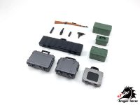 【可動フィギュア用に】1/12「ケースセットA」汎用性の高い小道具セット【あみあみ予約開始】の画像
