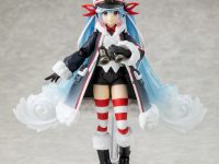 【ボカロ】figma「雪ミク Grand Voyage ver」可動フィギュア 彩色原型が展示の画像