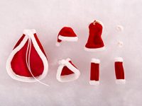 【美少女プラモ】A.T.K.GIRLシリーズ用「サンタ服+専用素体パック」予約開始の画像