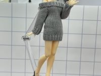 figma Style「女性用Body（チアキ） with オプションセーターコーデ」可動フィギュア 参考展示の画像