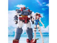 【美少女＆ロボ】アオシマ「合体ロボット ムサシ」プラモデル 商品情報公開、8日予約開始の画像