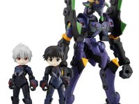 【エヴァンゲリオン】デスクトップアーミー「碇シンジ&渚カヲル&エヴァンゲリオン第13号機」可動フィギュア【予約開始】の画像