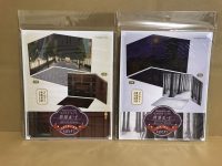 【ミニチュア】100円ショップダイソー「大正モダン 背景ボード」ほか発売中【可動フィギュア用に】の画像