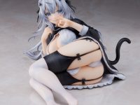 【こうましろ氏イラスト】ユニクリ「めいどにゃんこ」フィギュア 明日予約開始の画像