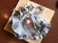 【美少女万華鏡 】マジックバレット「篝ノ霧枝 ~拘束~」フィギュア 原型製作中の画像