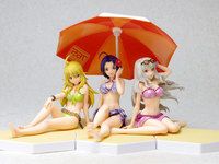 【アイマス】BEACH QUEENS「星井美希Ver.2」「三浦あずさVer.2」「四条貴音Ver.2」予約開始！ビーチパラソル付DXセットもの画像