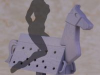 【スカイチューブ】大人のおもちゃ「1/12 三角木馬（仮名称）」発売決定の画像