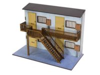 【可動フィギュア用に】カントリーウッドガーデン新作 1/10「旅館のお風呂」「マンション」発売開始の画像