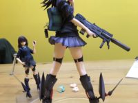 【深井涼介氏イラスト】マジックモールド「バイオニックジョシコウセイ」フィギュア 彩色原型公開の画像