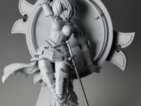 【Fate/GO】ストロンガー「シールダー/マシュ・キリエライト」フィギュア 原型公開の画像