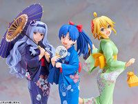 【アイドルマスター】Y-STYLE「星井美希 浴衣Ver. スケールフィギュア」5月発売、「四条貴音」「如月千早」浴衣Ver.も登場予定の画像